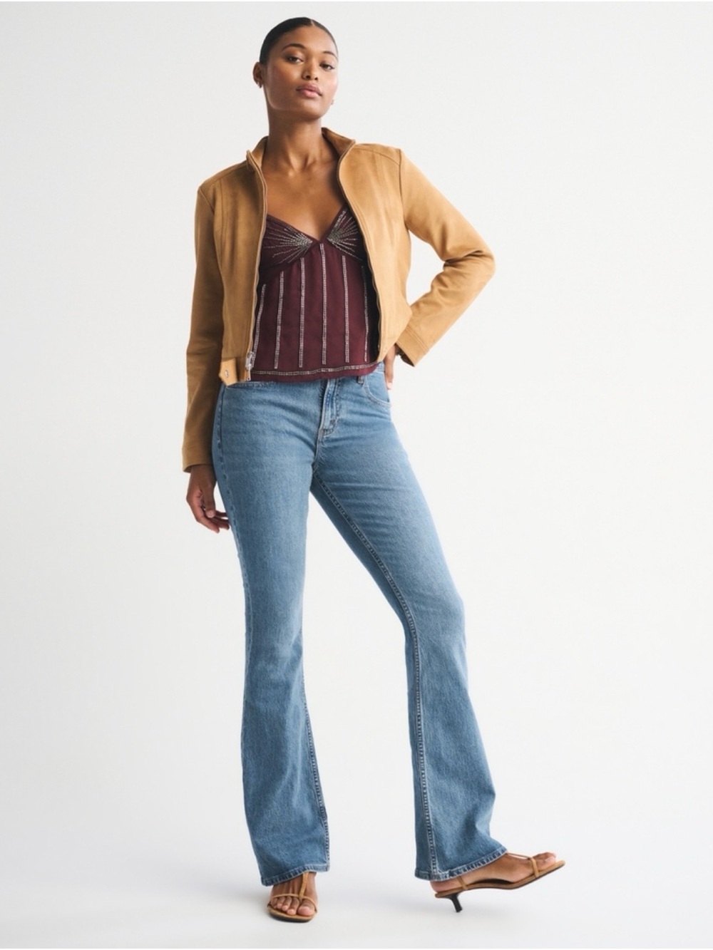Curve Love Mid Rise Bootcut Jean - Picture 2 of 6